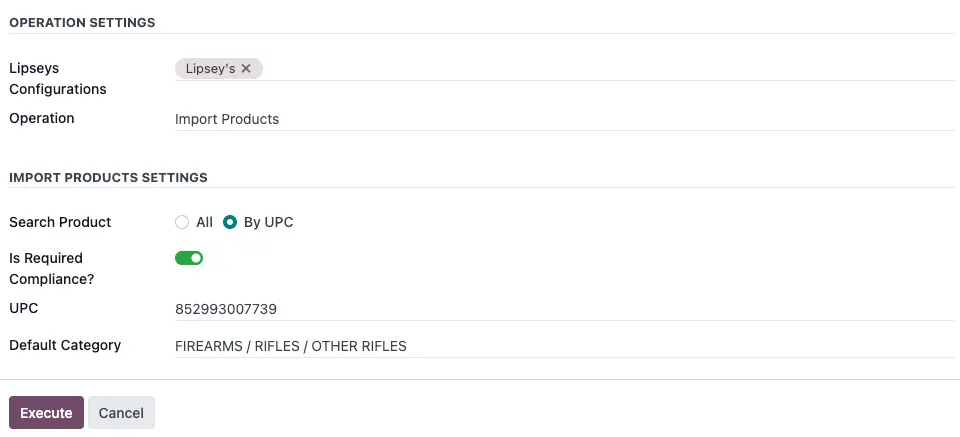Add any product by UPC Add any product by UPC