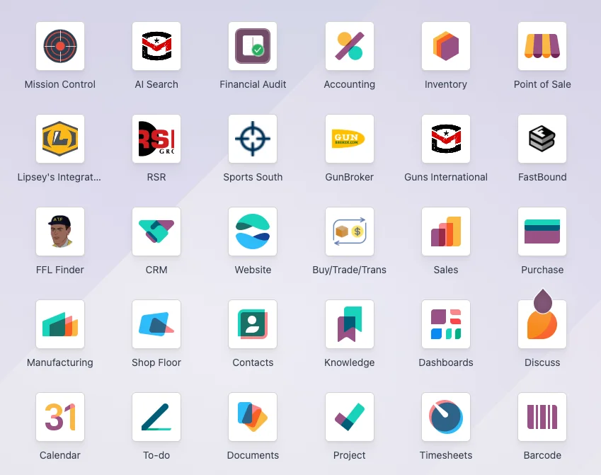 Odoo ERP Dashboard